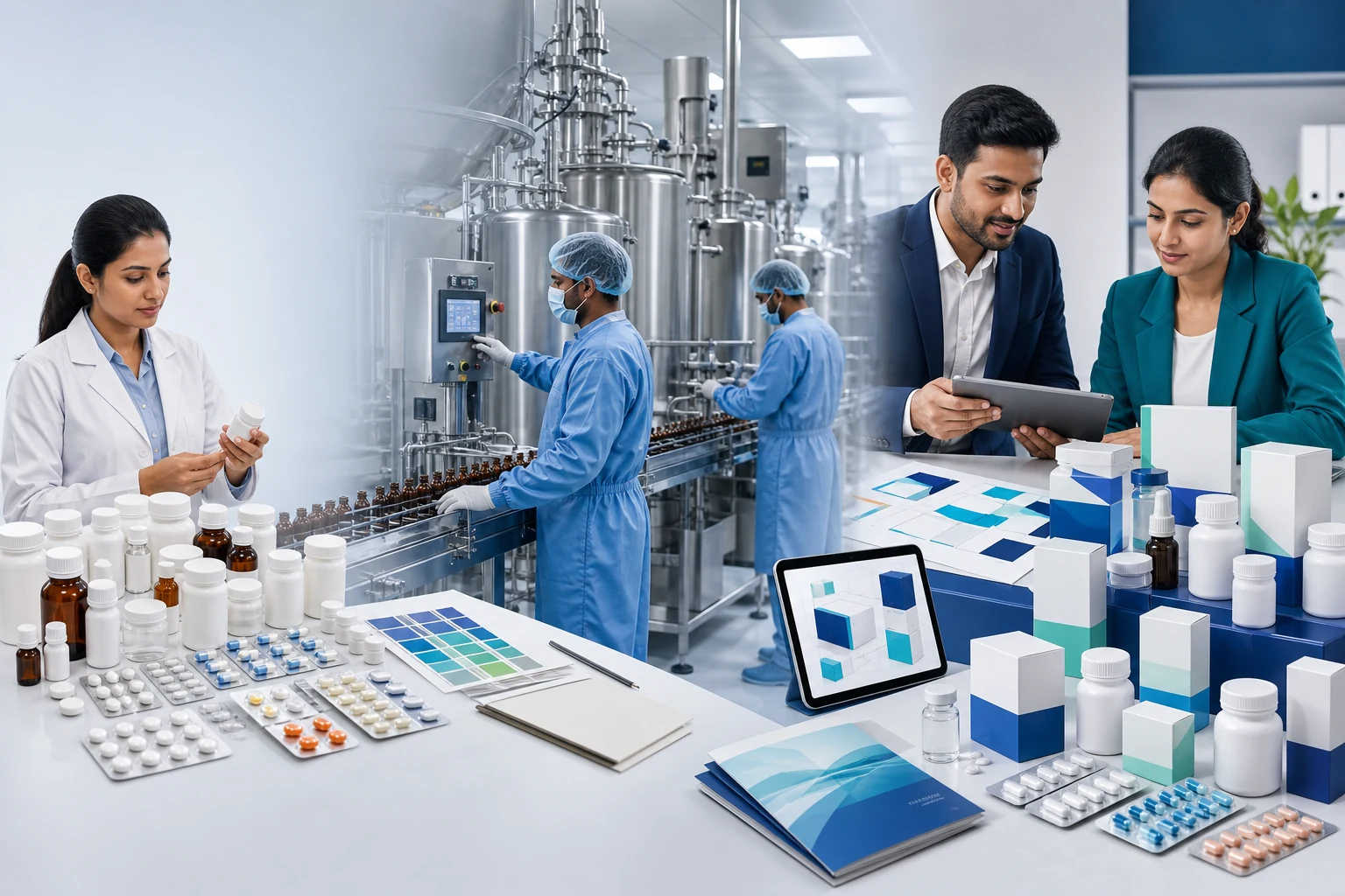 Pharmaceutical product-to-brand business journey